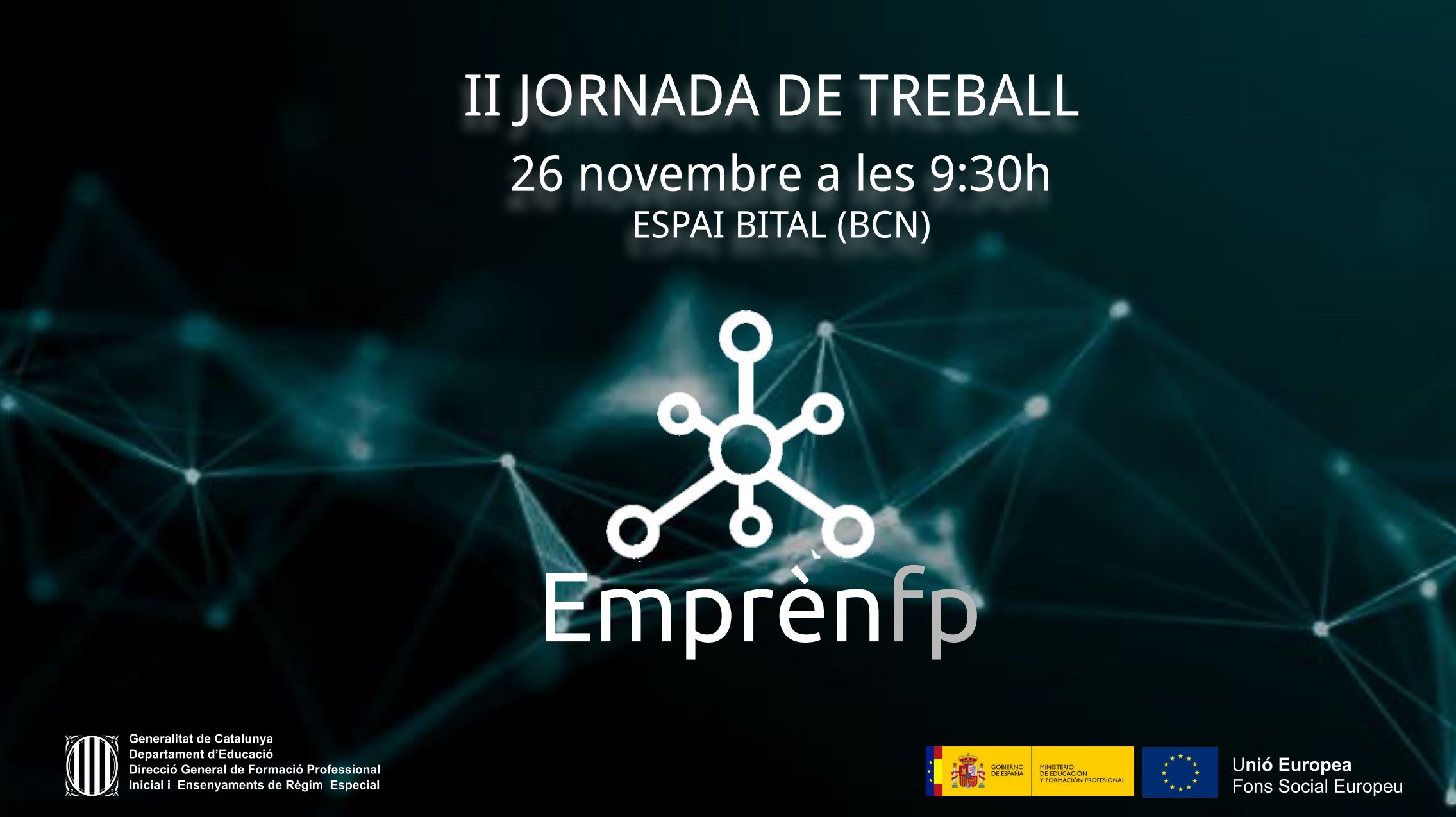 Programa de la II Jornada Xarxa EmprènFP