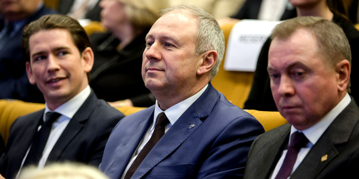 Belarus Prime Minister Sergei Rumas