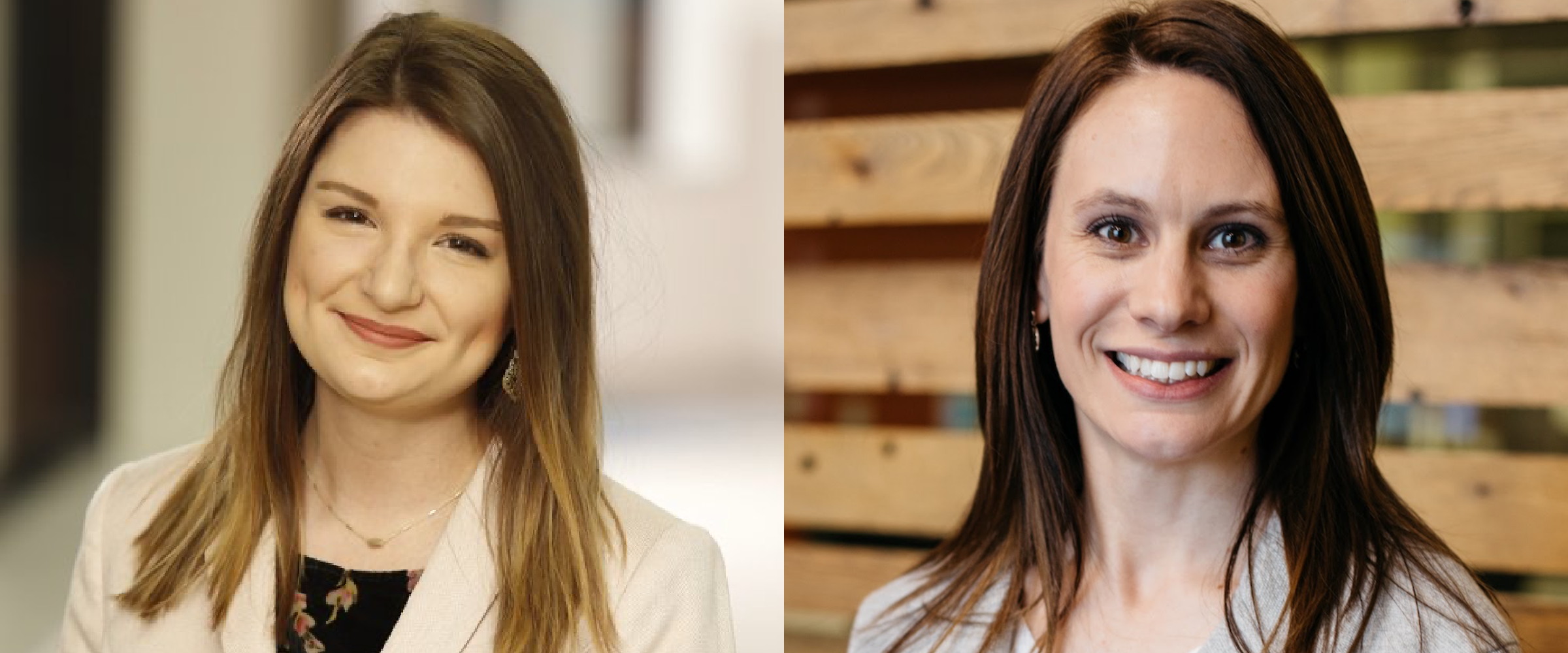 Grace Rains (left) + Tiffany Henry (right)