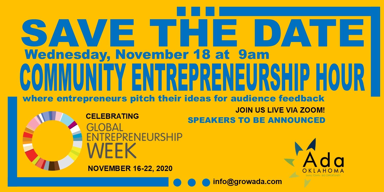 Community Entrepreneurship Hour Ada November Meetup