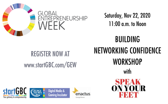 Confidence building for networking with Speak On Your Feet