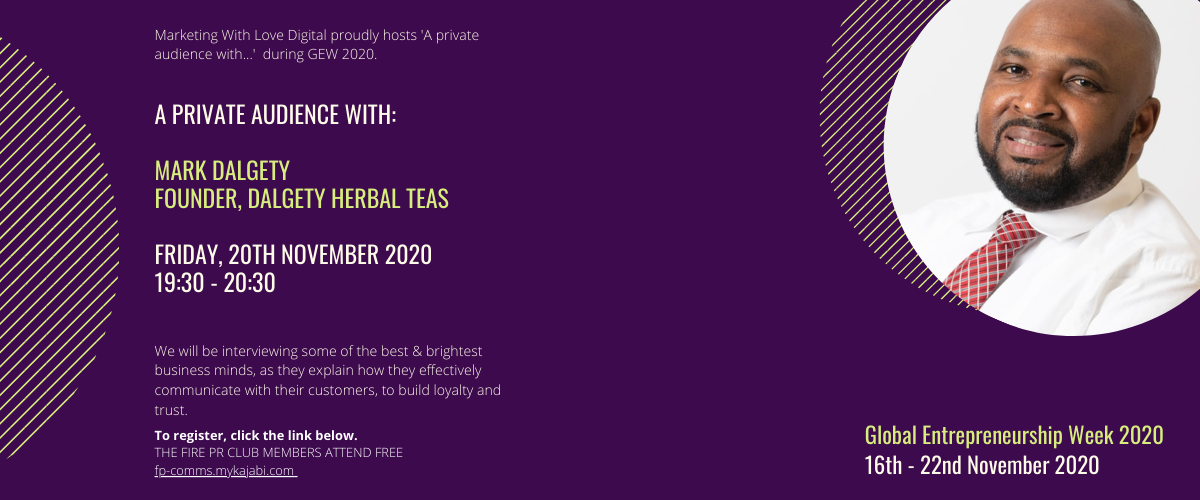 Founder of Dalgety Herbal Teas - Mark Dalgety