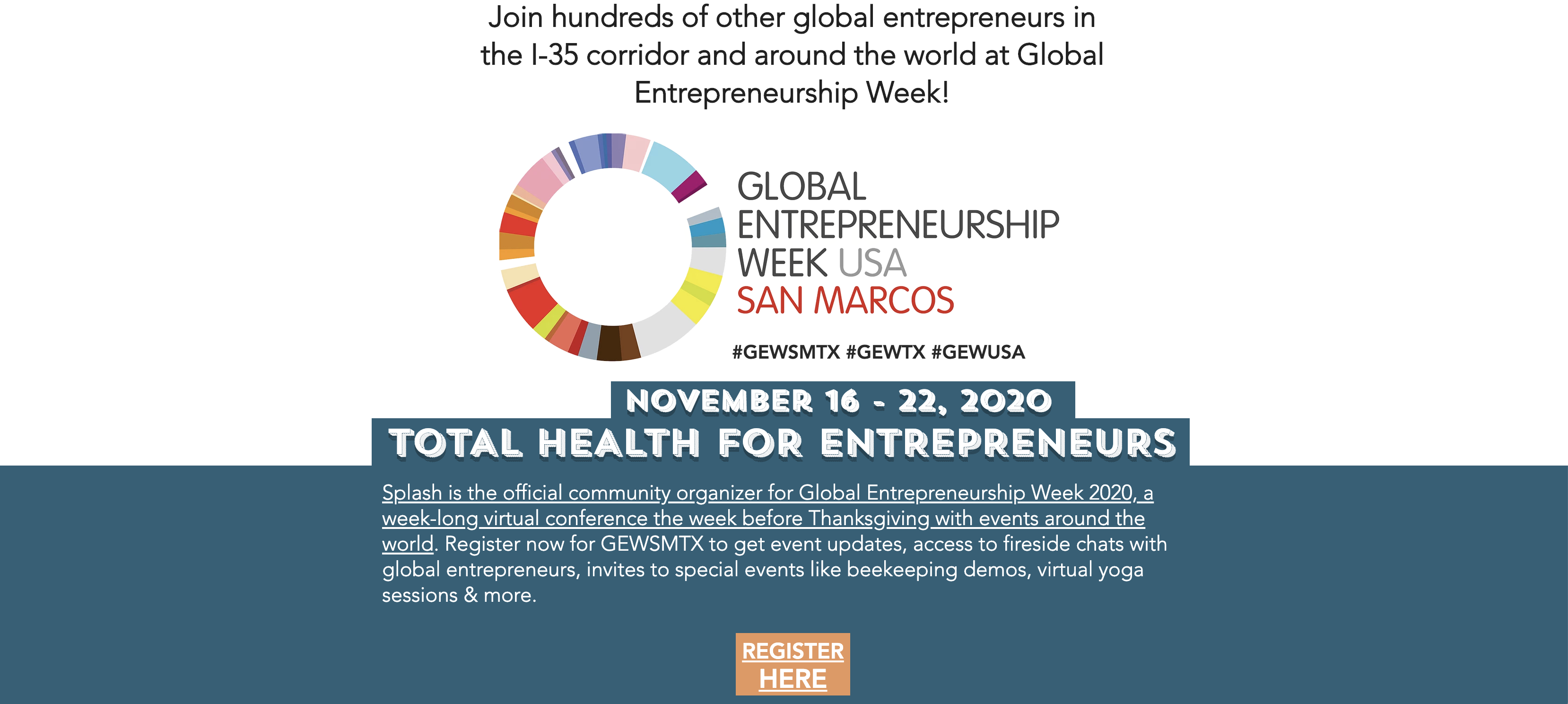 GEW San Marcos Texas 2020 November 16 - 22 