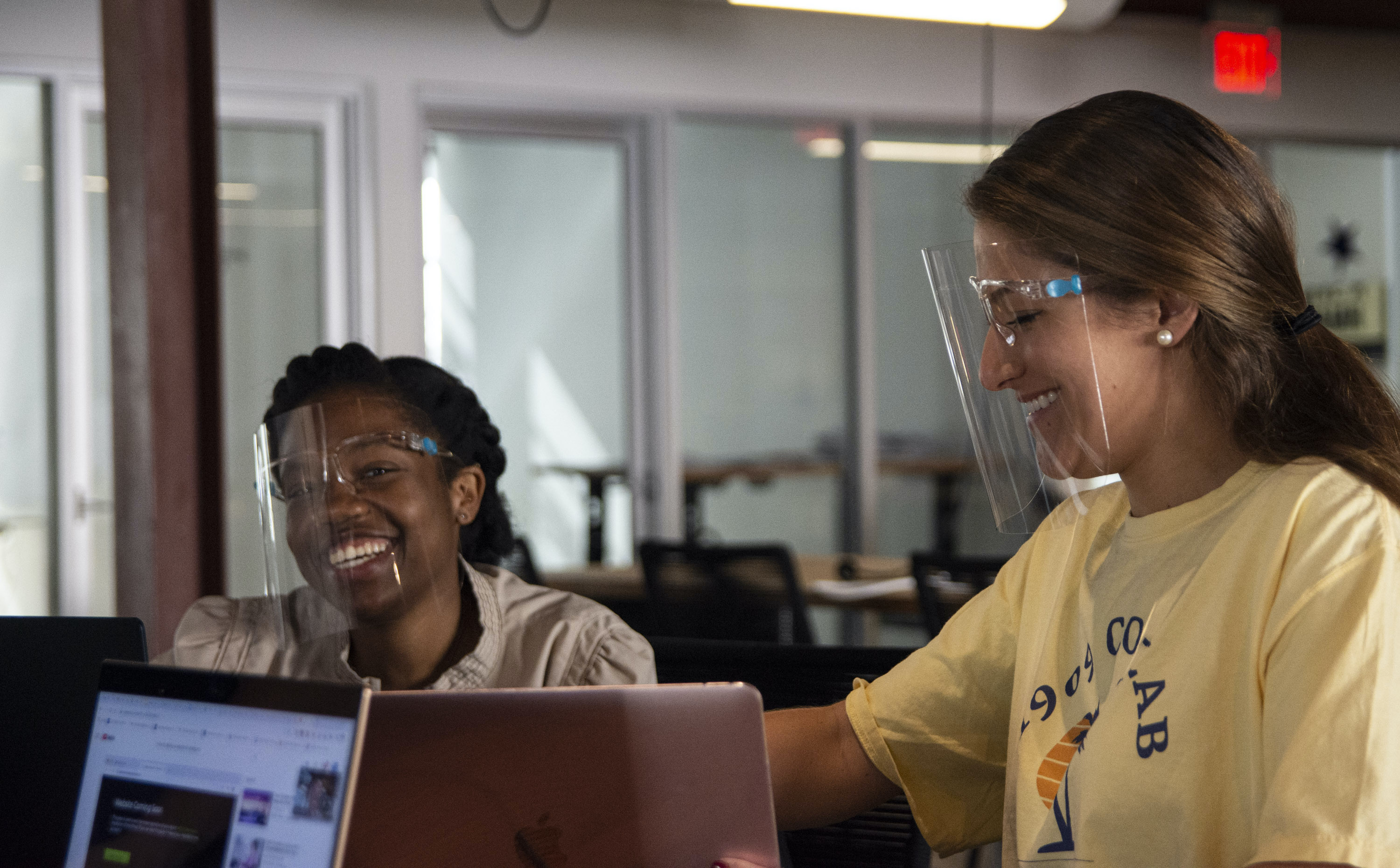 Entrepreneur Saida Florexil (left) launched Imanyco during the global pandemic in 2020.