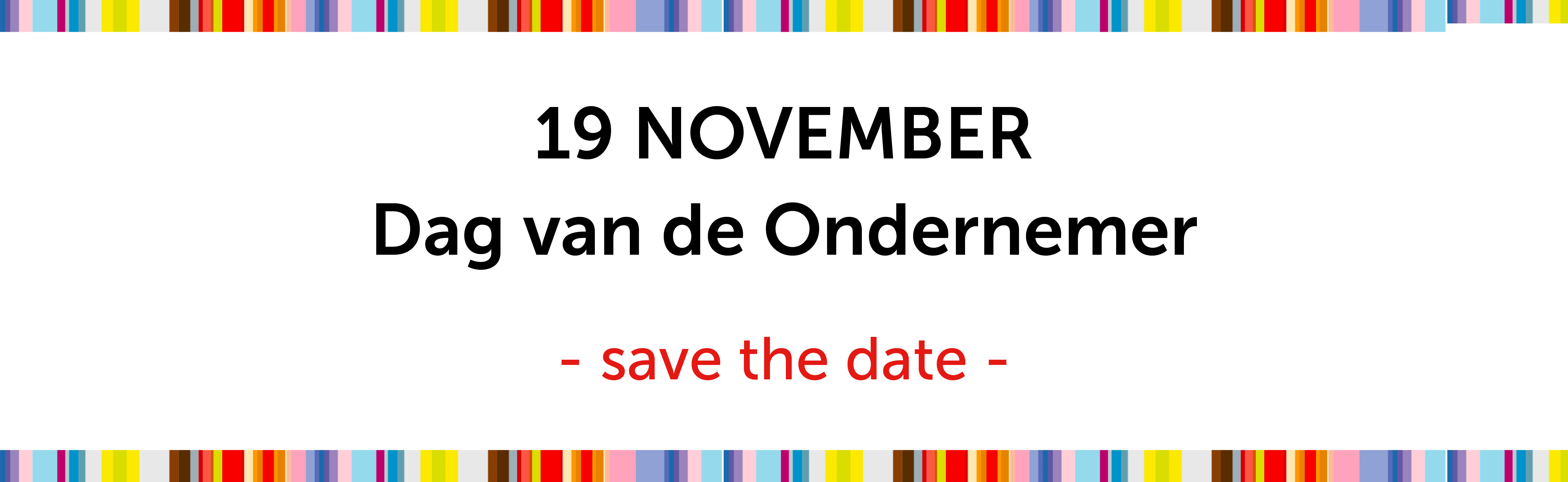Dag van de Ondernemer België save the date