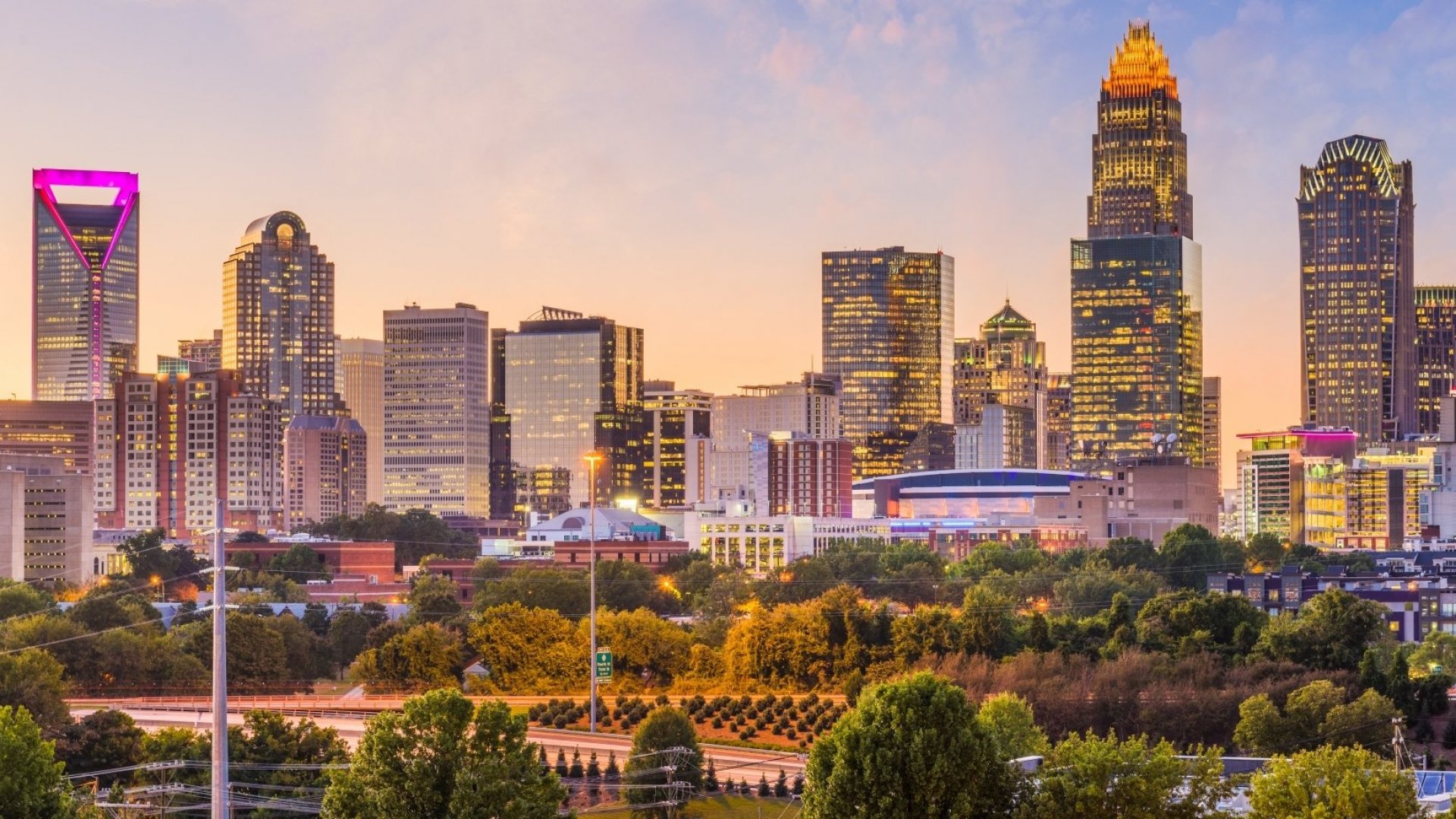 Downtown Charlotte, NC.