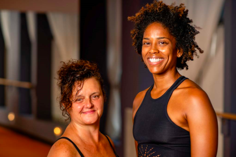 Dionne Presinal and Kerry Donegan, Co-Founders/Co-Presidents of the Bronx Yoga Lab