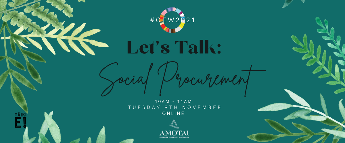 Let's Talk: Social Procurement