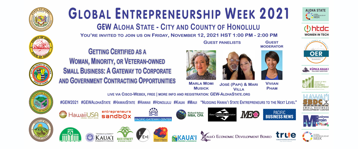 e-Flyer | GEW Aloha State - session 1| City and County of Honolulu , State of Hawai'i, USA