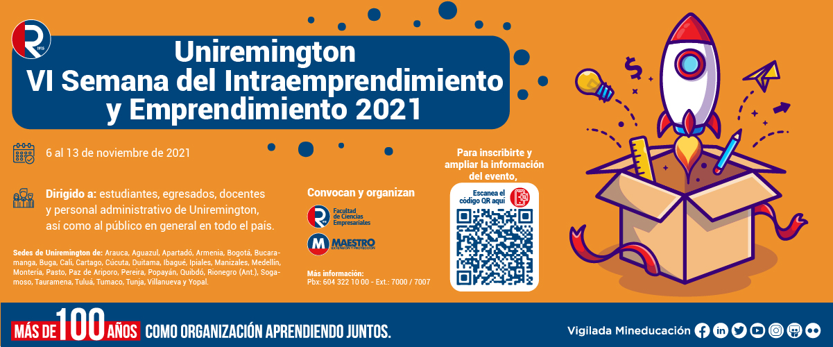 VI Semana del Intraemprendimiento y Emprendimiento 2021