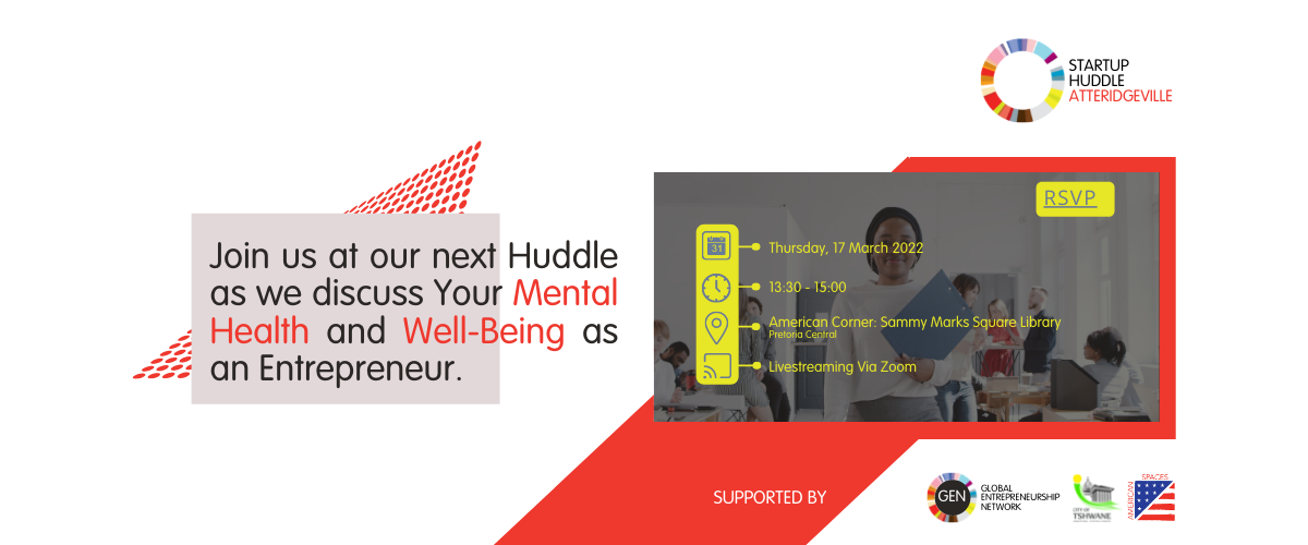 startup huddle atteridgeville 17 march mental health discussion event