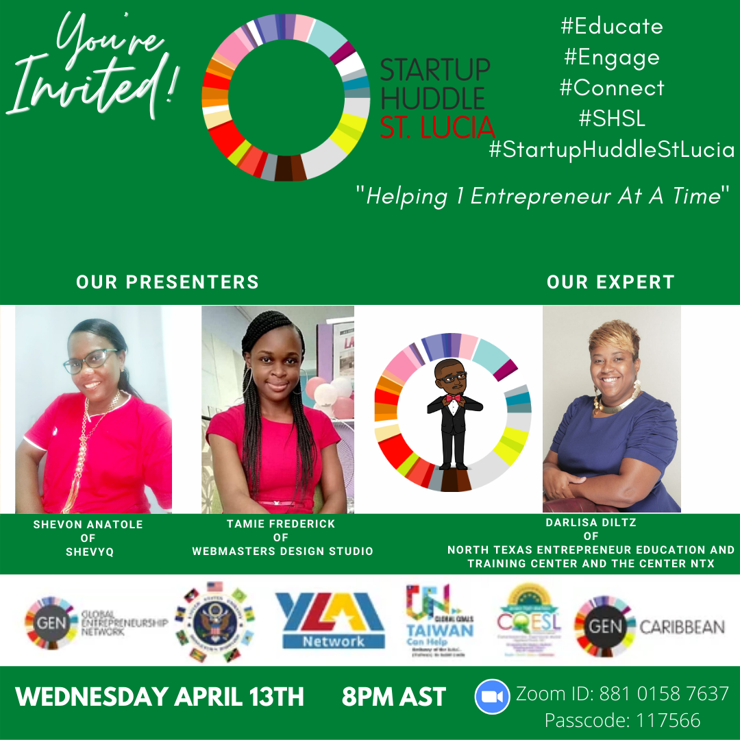 Startup Huddle St. Lucia: April 2022