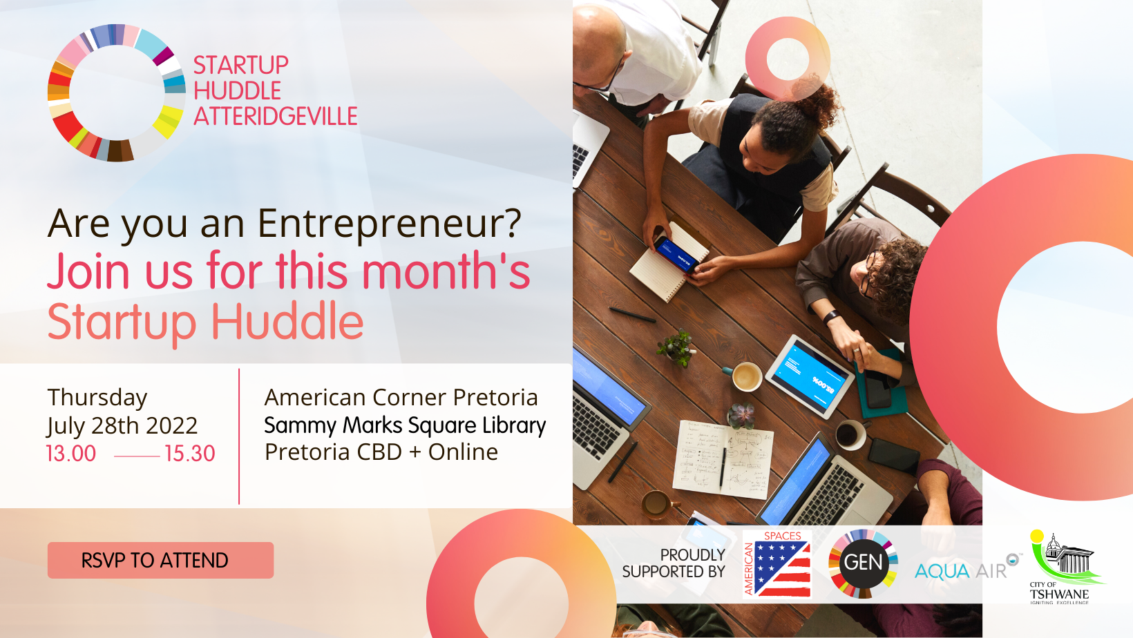 Startup Huddle Atteridgeville July Meetup