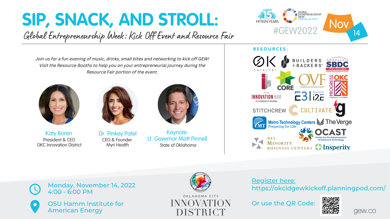 GEW OKC Kick Off Event and Resource Fair