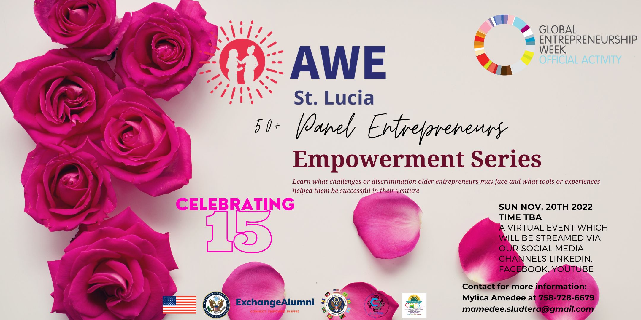 AWE St. Lucia's 50+ Panel Entrepreneurs
