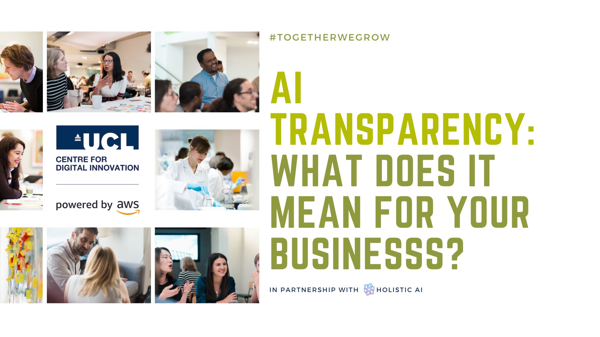 AI Transparency: What does it mean for your business? A fireside chat featuring experts from academia and the industry. 