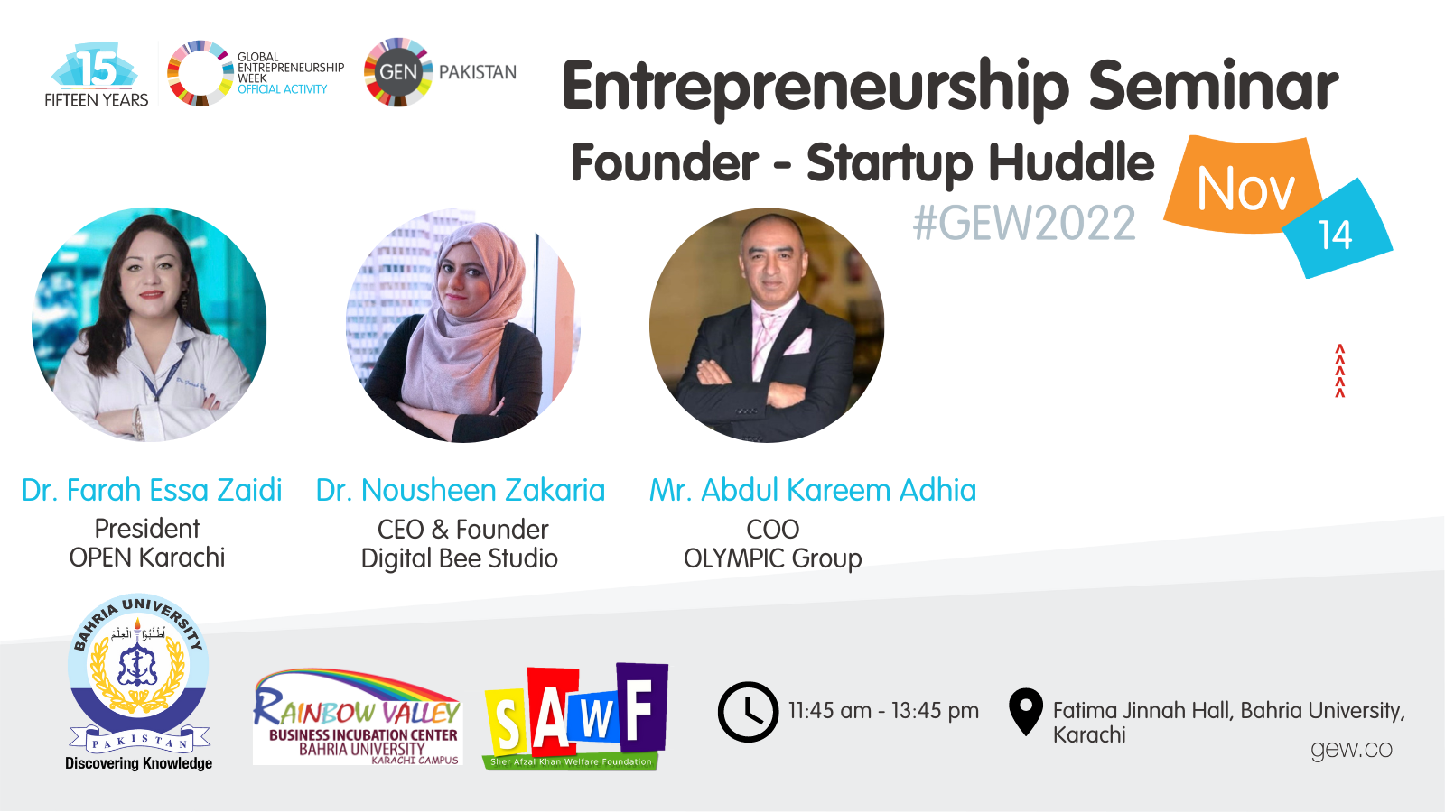 Entrepreneurship Seminar  on "Founder - Startup Huddle"