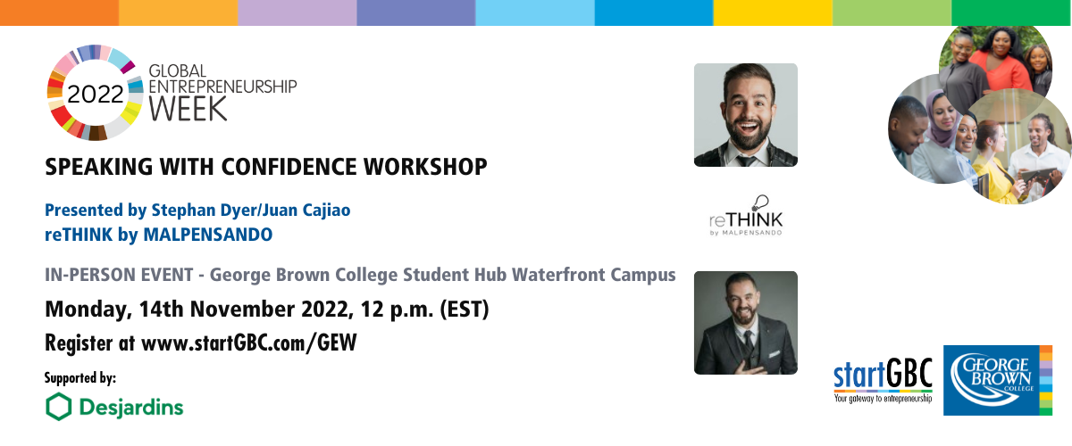 Speaking with Confidence Workshop by reTHINK by MALPENSANDO image