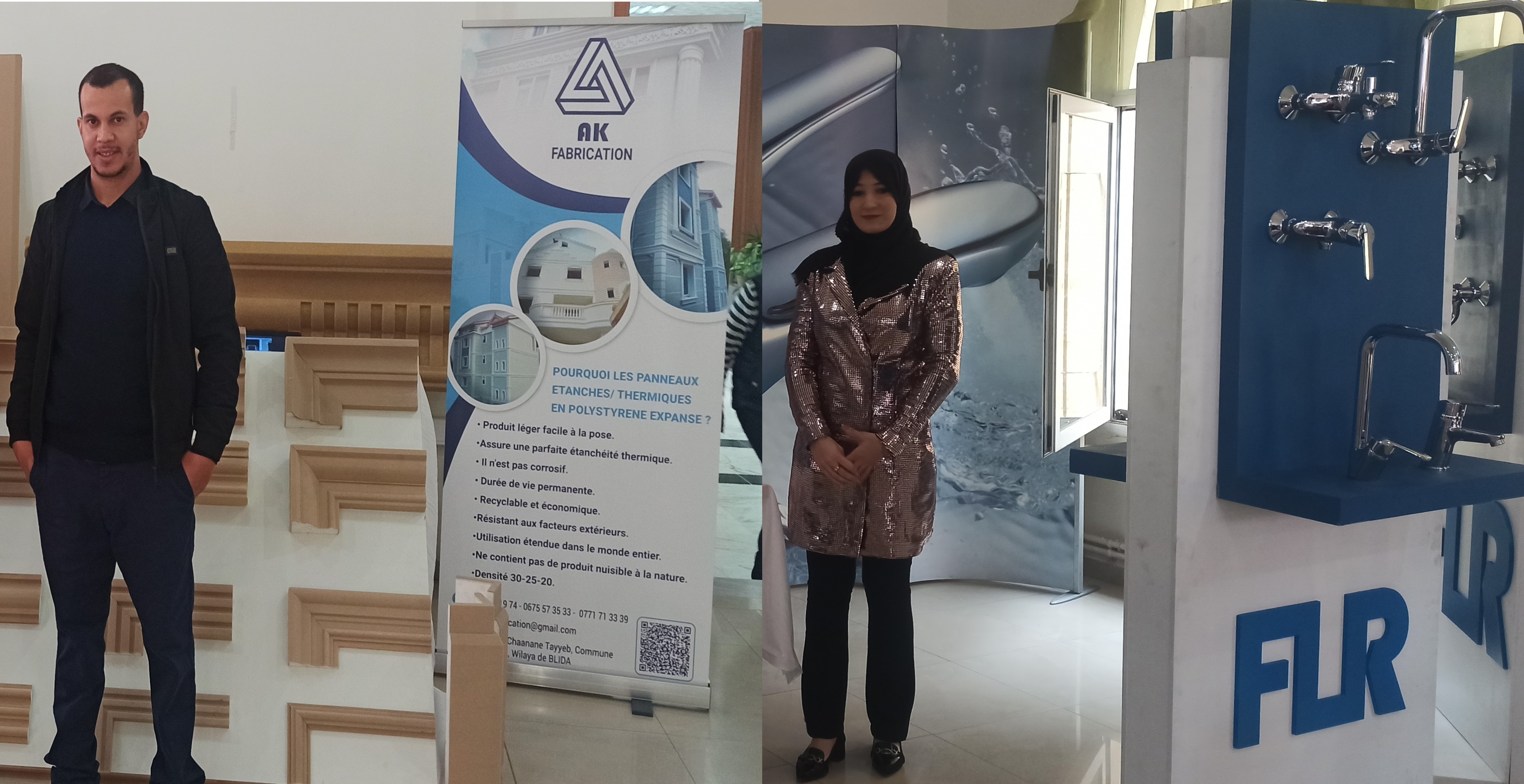 Au  le salon du partenariat de la wilaya de Blida du 30 novembre 2022 on a enregistré La participation de l'entreprise SARL FLR fabriquant  de  robinetterie  et la participation de l'entreprise SARL   SARL AK  qui fait le revêtement du façades.