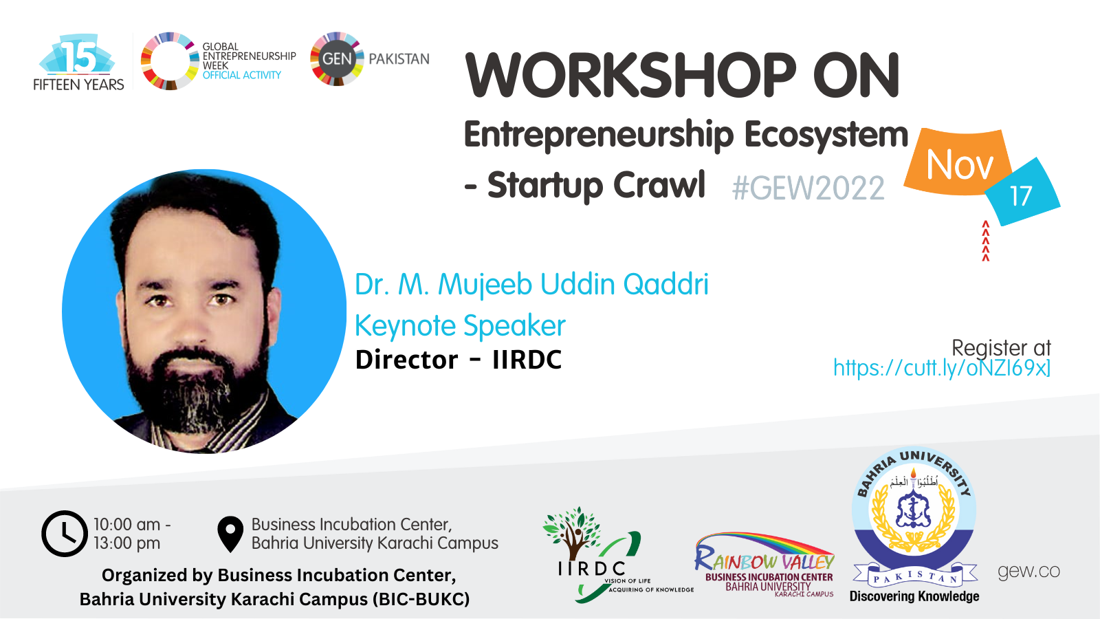 Workshop on “Entrepreneurship Ecosystem - Startup Crawl"