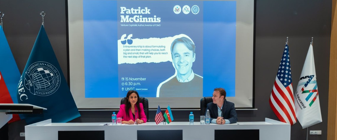 Patrick McGinnis during GEW 2023 in Azerbaijan