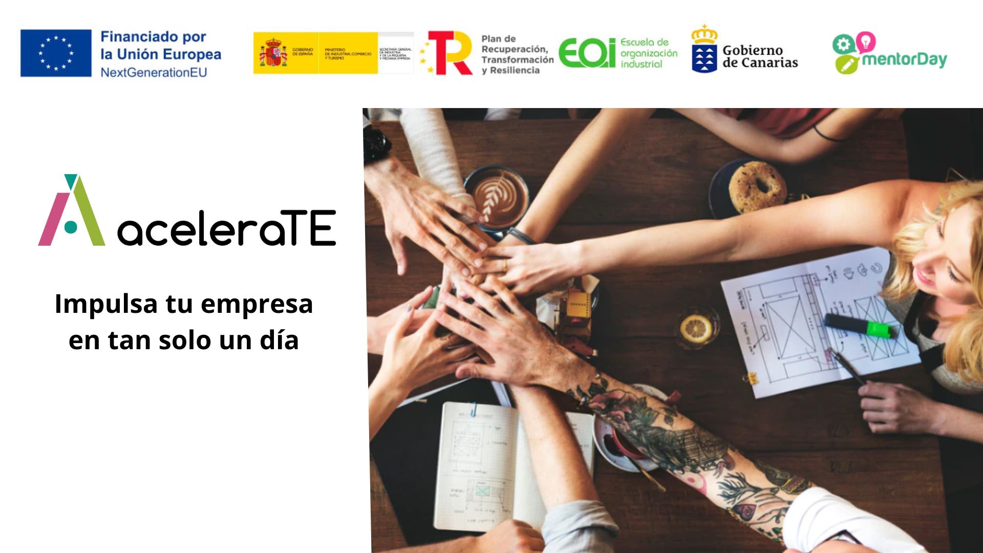Acelera tu empresa en un solo día, reúnete con los mejores expertos que pueden ayudarte en cada una de tus necesidades