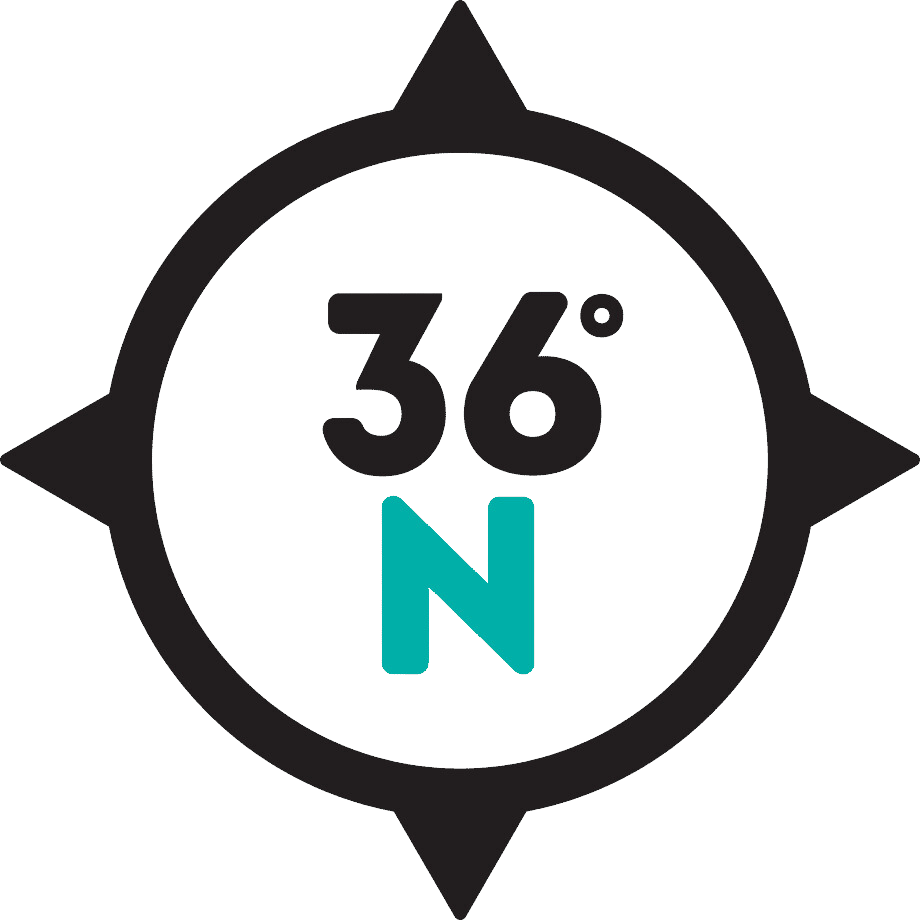36 Degrees North logo