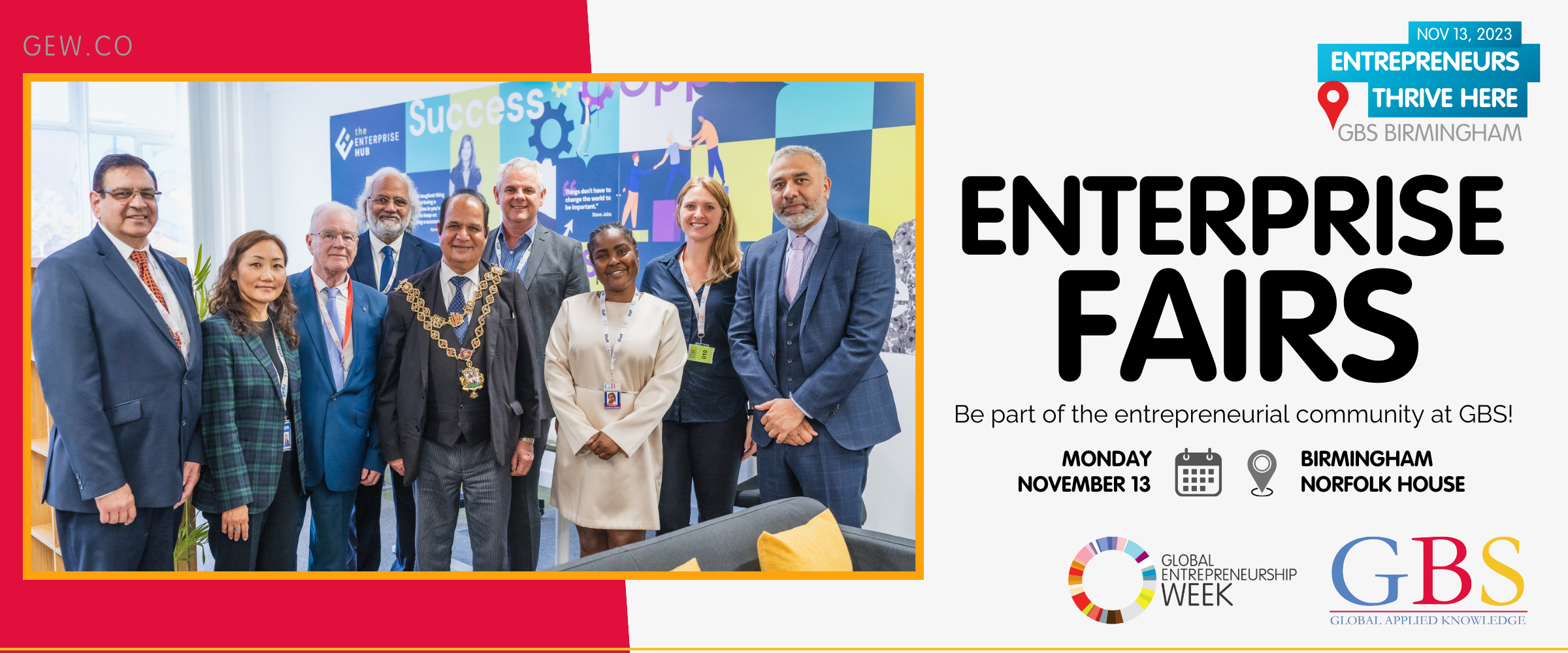 GBS Birmingham Enterprise Fairs | Global Entrepreneurship Week