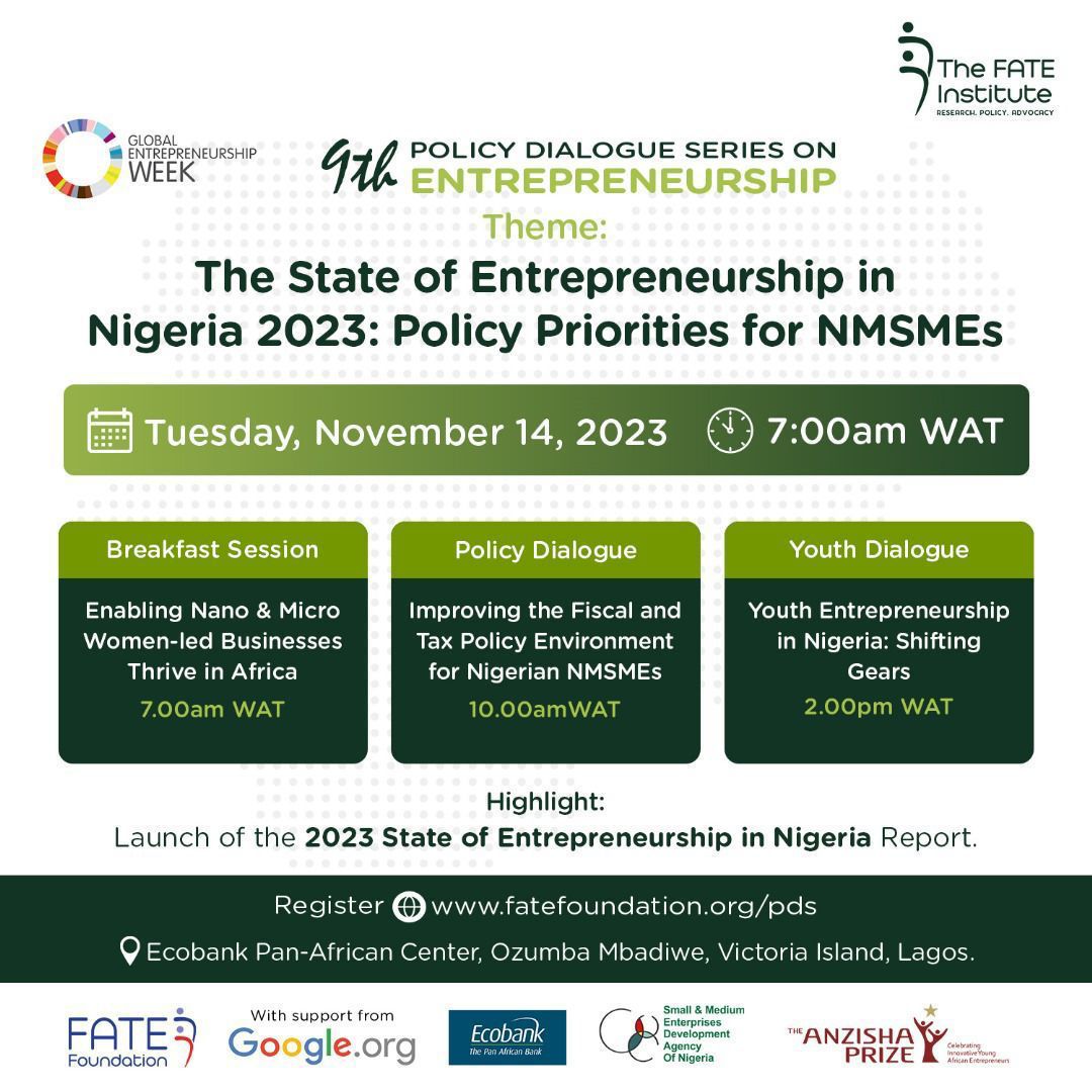 FATE Policy Dialogue Series on Entrepreneurship