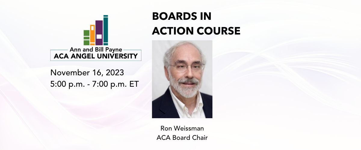 Boards in Action Course  November 16, 2023 at 5:00 pm - 7:00 pm Eastern