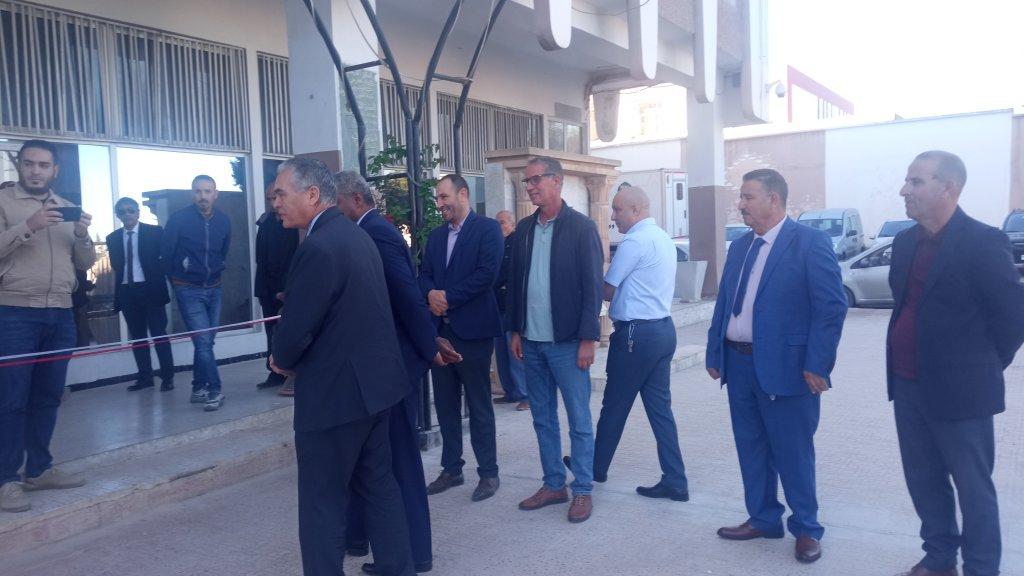 l'ouverture de l'exposition des produits locaux