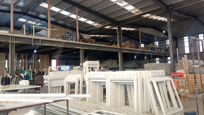 vue générale de l'usine à l'interieur