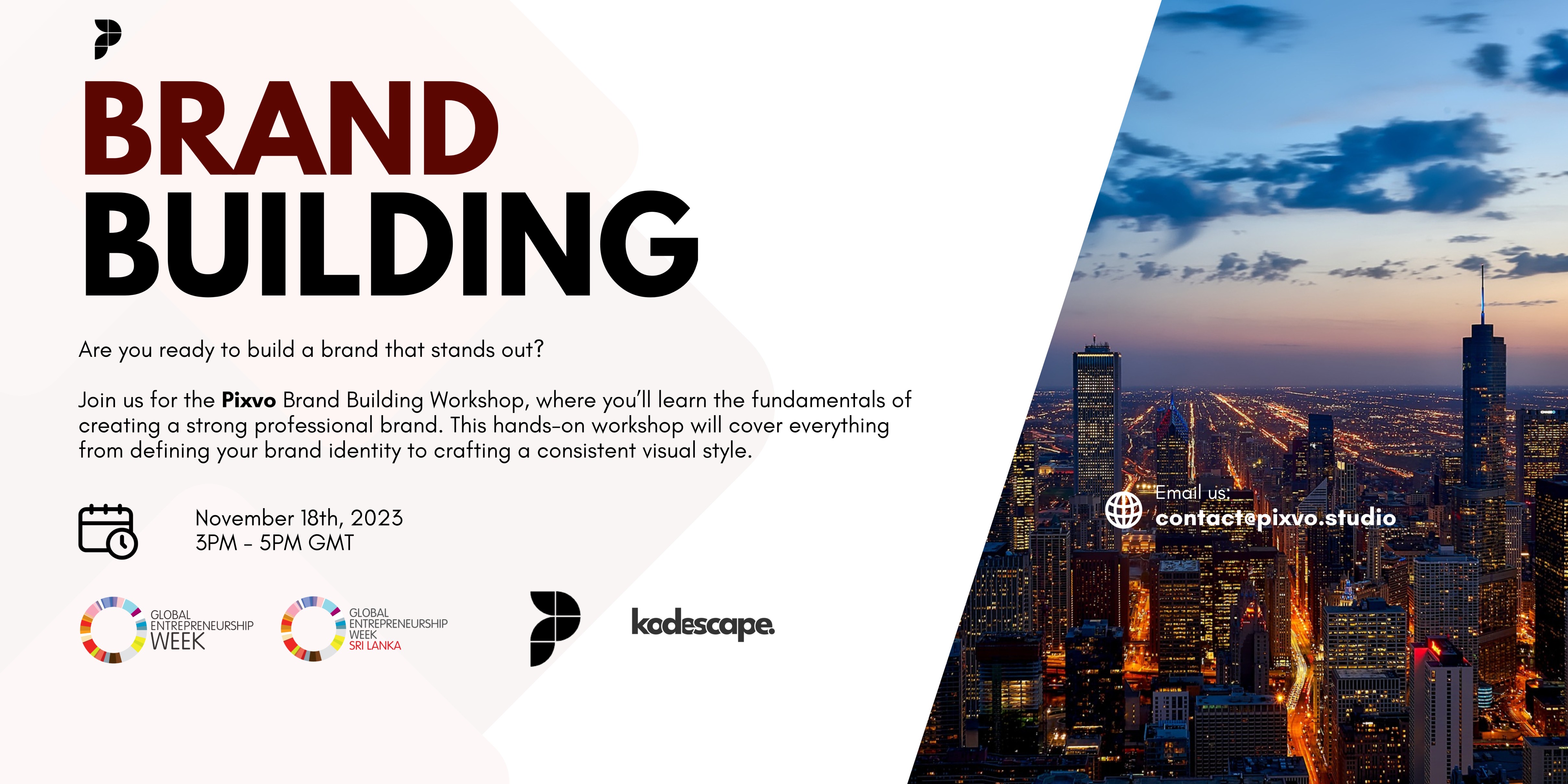 Brand Building Workshop for Students and Aspiring Entrepreneurs