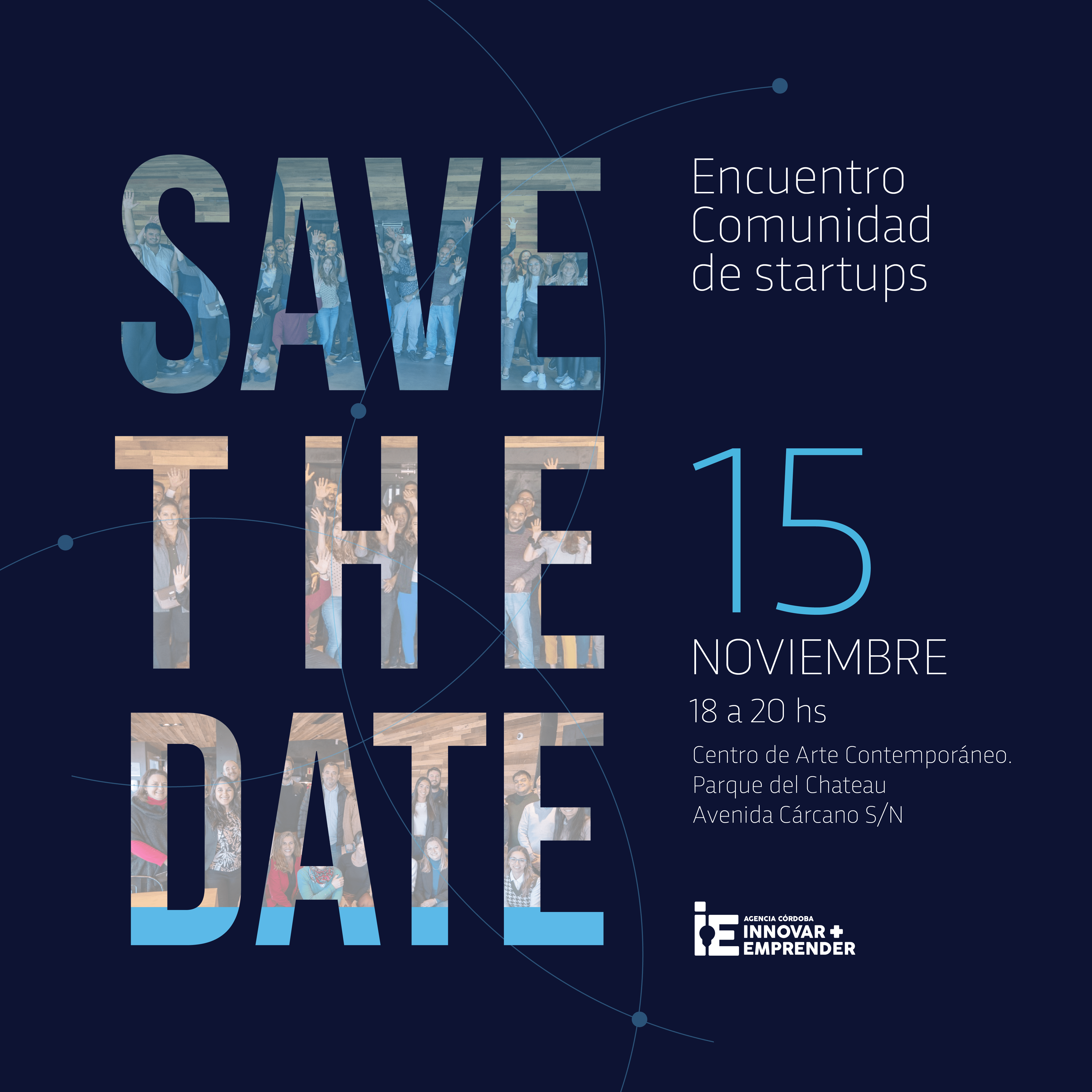 Save the date | Encuentro comunidad de startups.