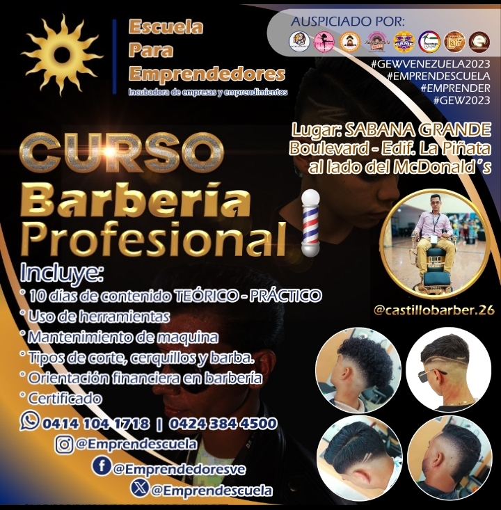 Curso barberia para emprendedores 
