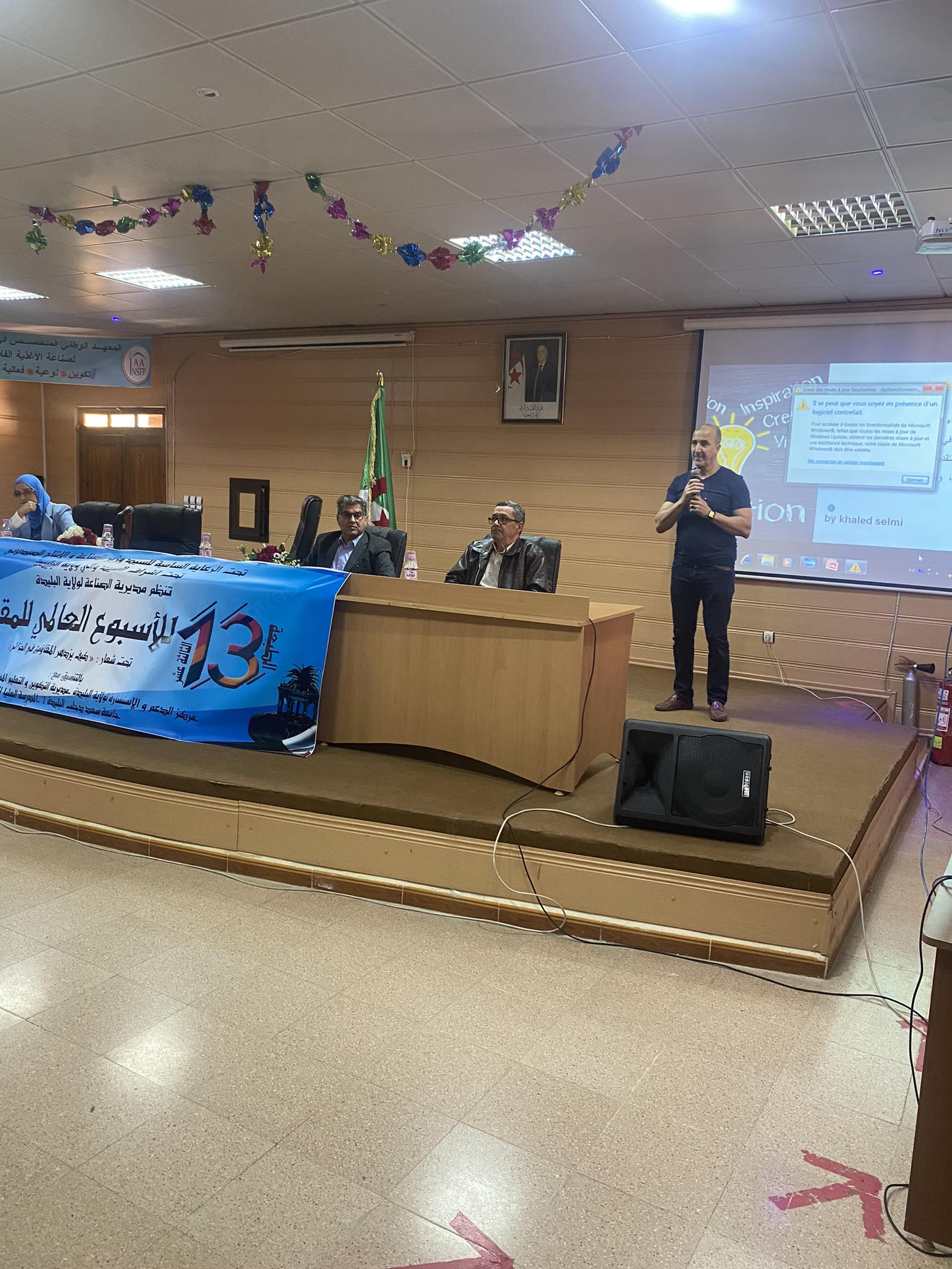 PARTICIPATION DE LE CONSEILLE DU CENTRE D'APPUI ET DE CONCEIL DE BLIDA
