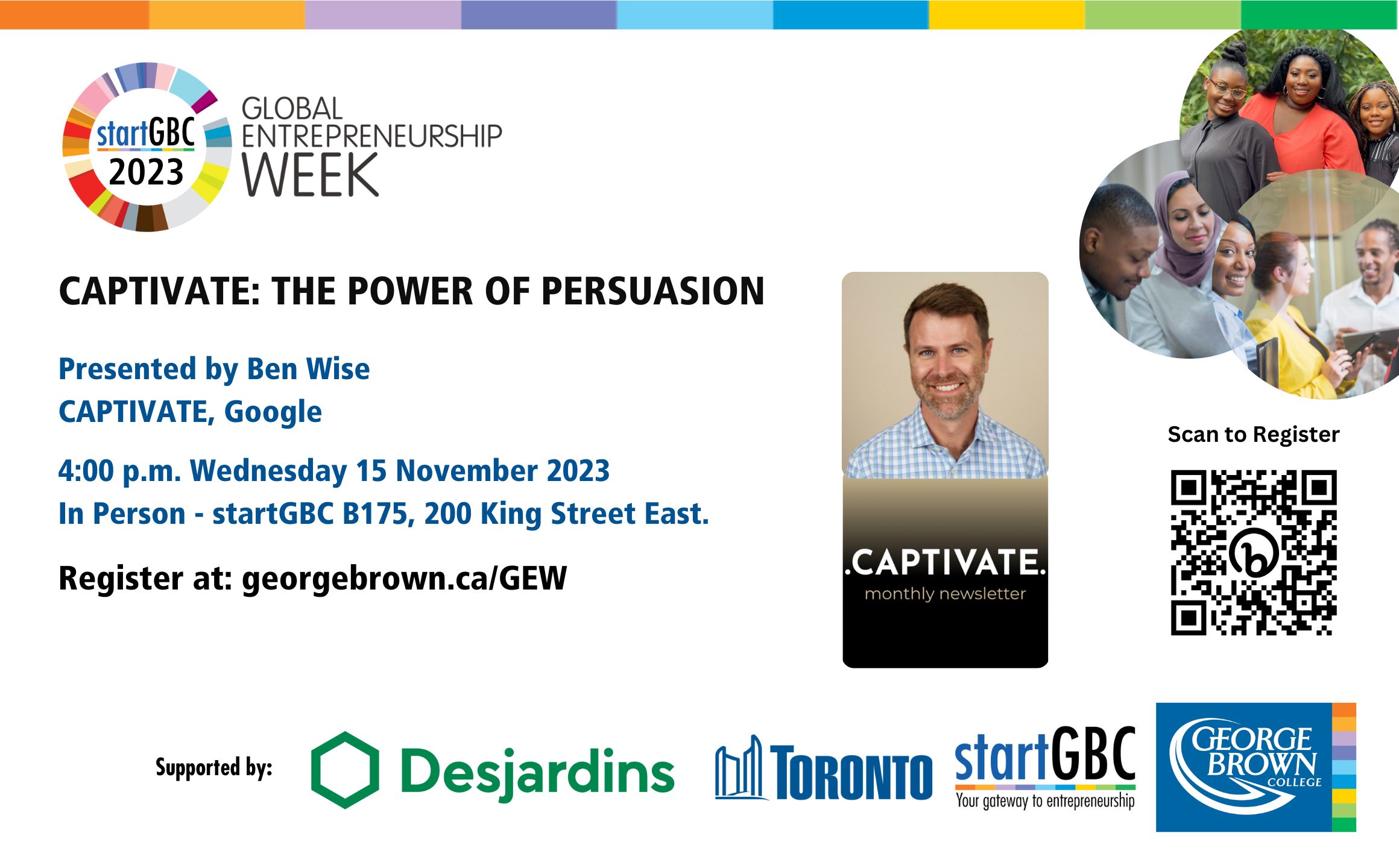 Decorative image to promote the power of persuasion workshop