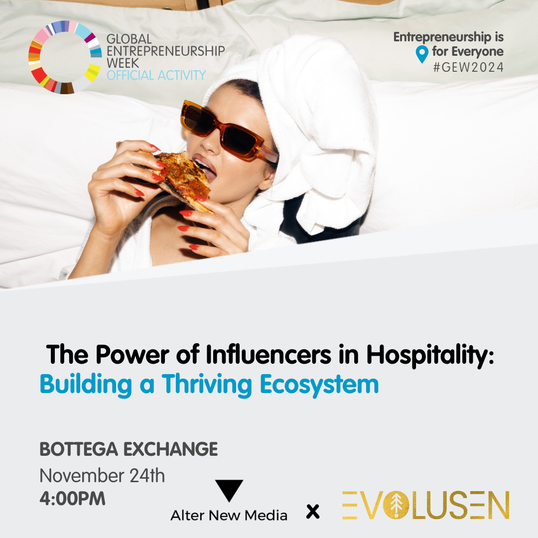 Influencers marketing food and hotels