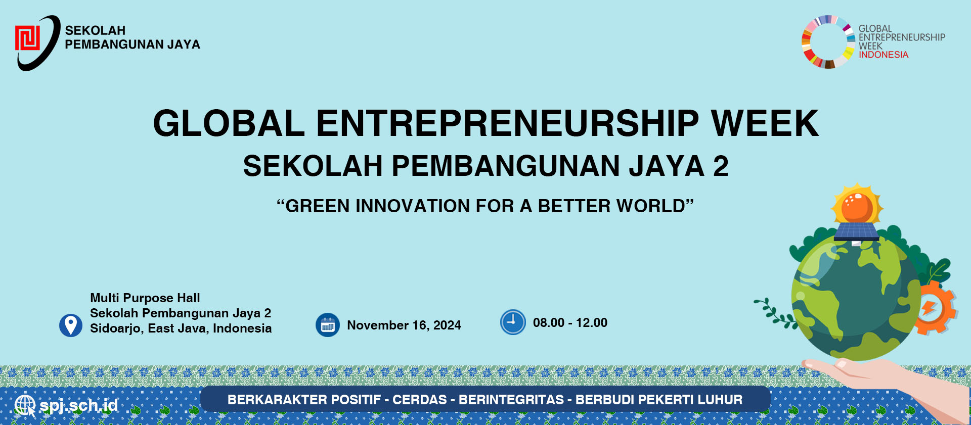 Global Entrepreneurship Week 2024 Sekolah Pembangunan Jaya 2