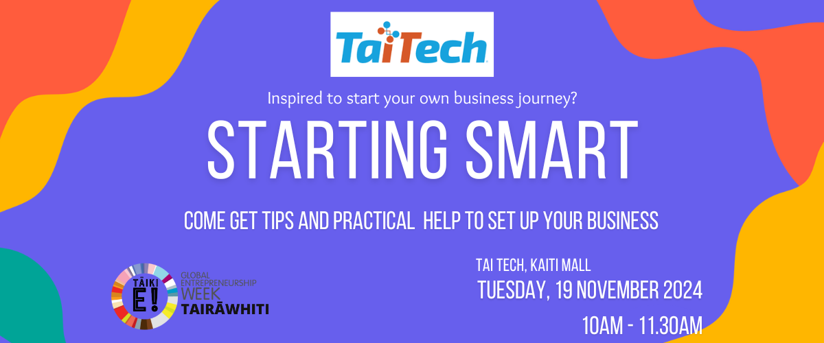 STARTING SMART - Thinking about starting your own business? Join us for an engaging and informative panel session designed for first-time business owners!