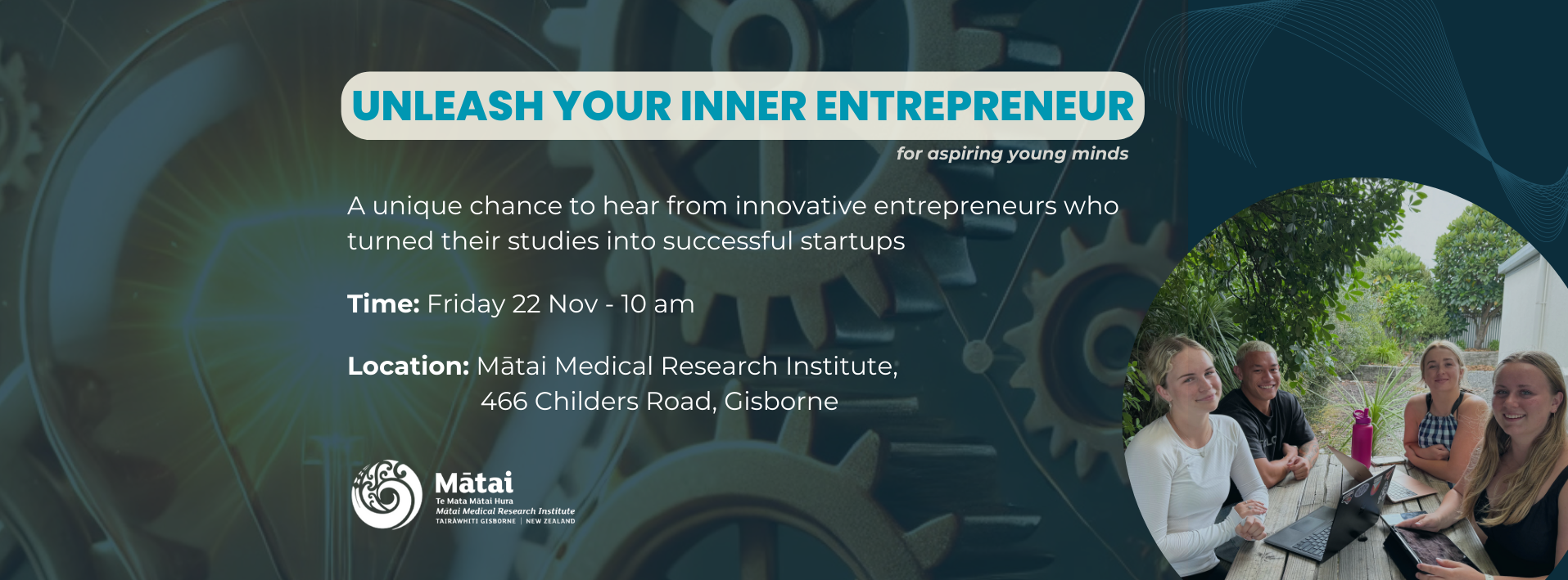 Join us for "Unleash Your Inner Entrepreneur: For Aspiring Young Minds", a dynamic panel discussion during Global Entrepreneurship Week.