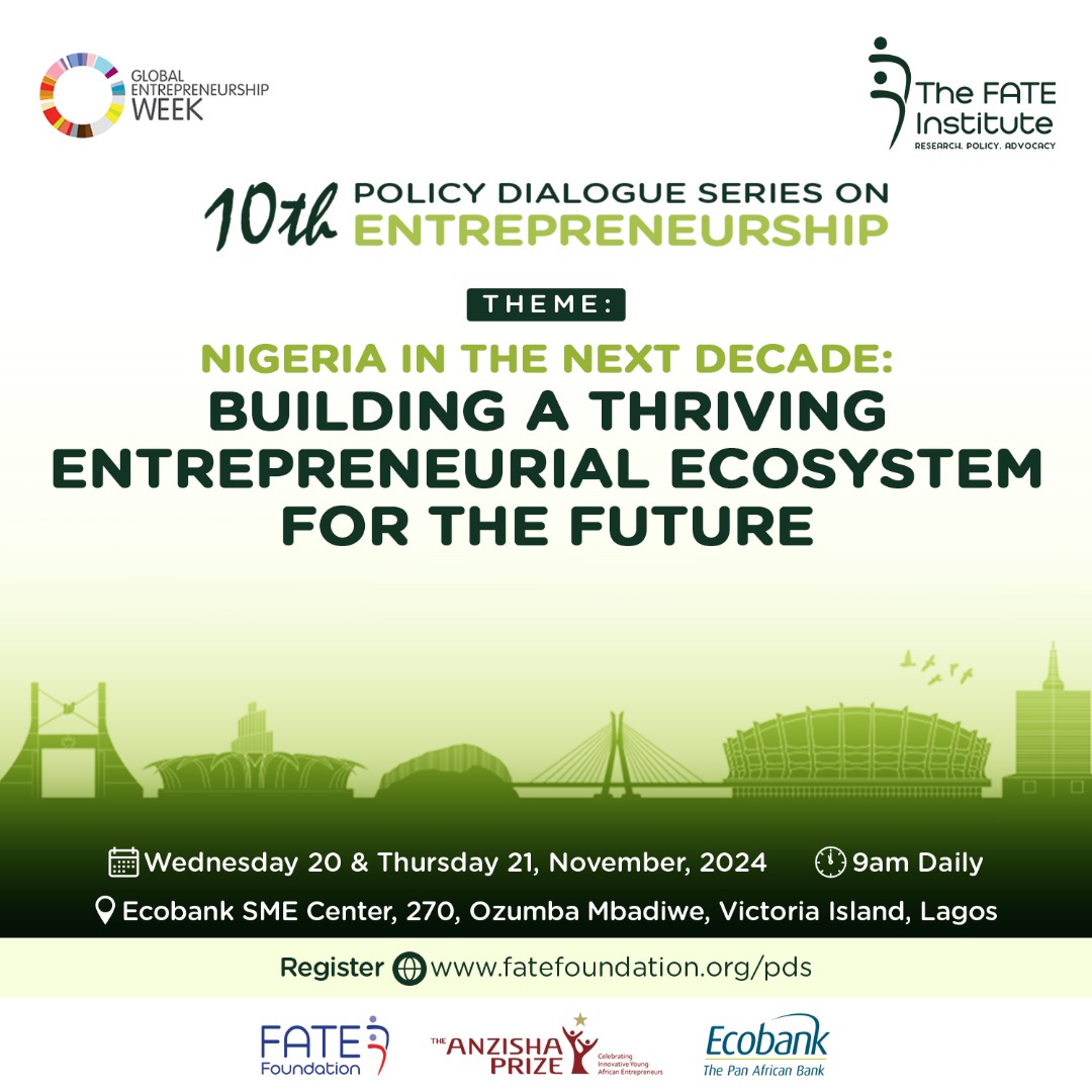 the 10th FATE Institute Annual Policy Dialogue Series on Entrepreneurship