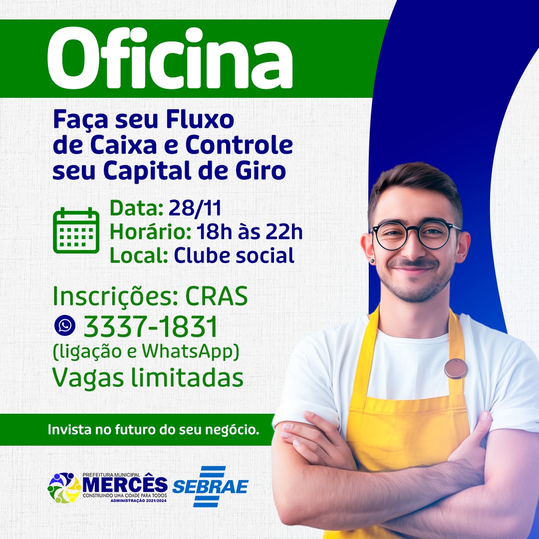 Oficina Faça seu Fluxo de Caixa e Controle seu Capital de Giro