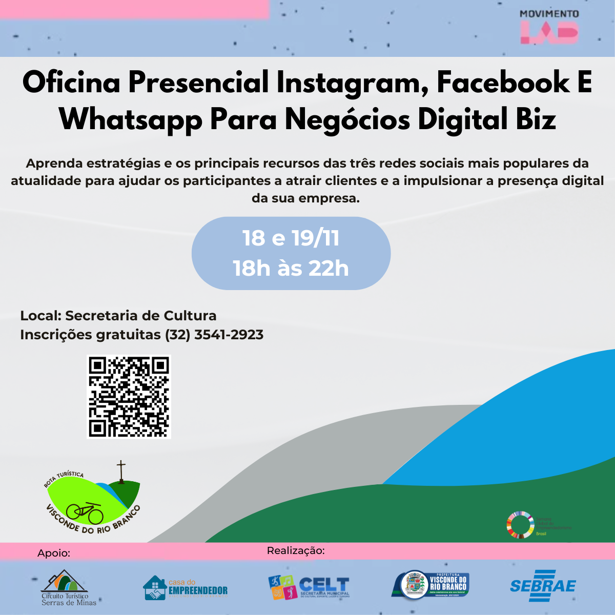 Aprenda estratégias e os principais recursos das três redes sociais mais populares da atualidade para ajudar os participantes a atrair clientes e a impulsionar a presença digital da sua empresa.