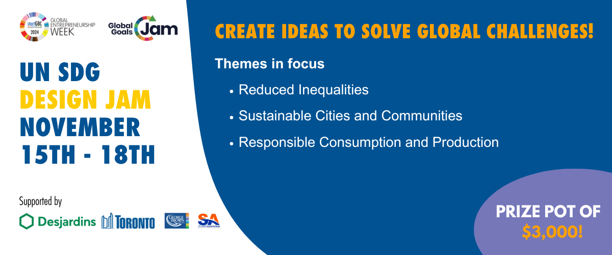 Image to promote UN SDG Design Jam - Launch