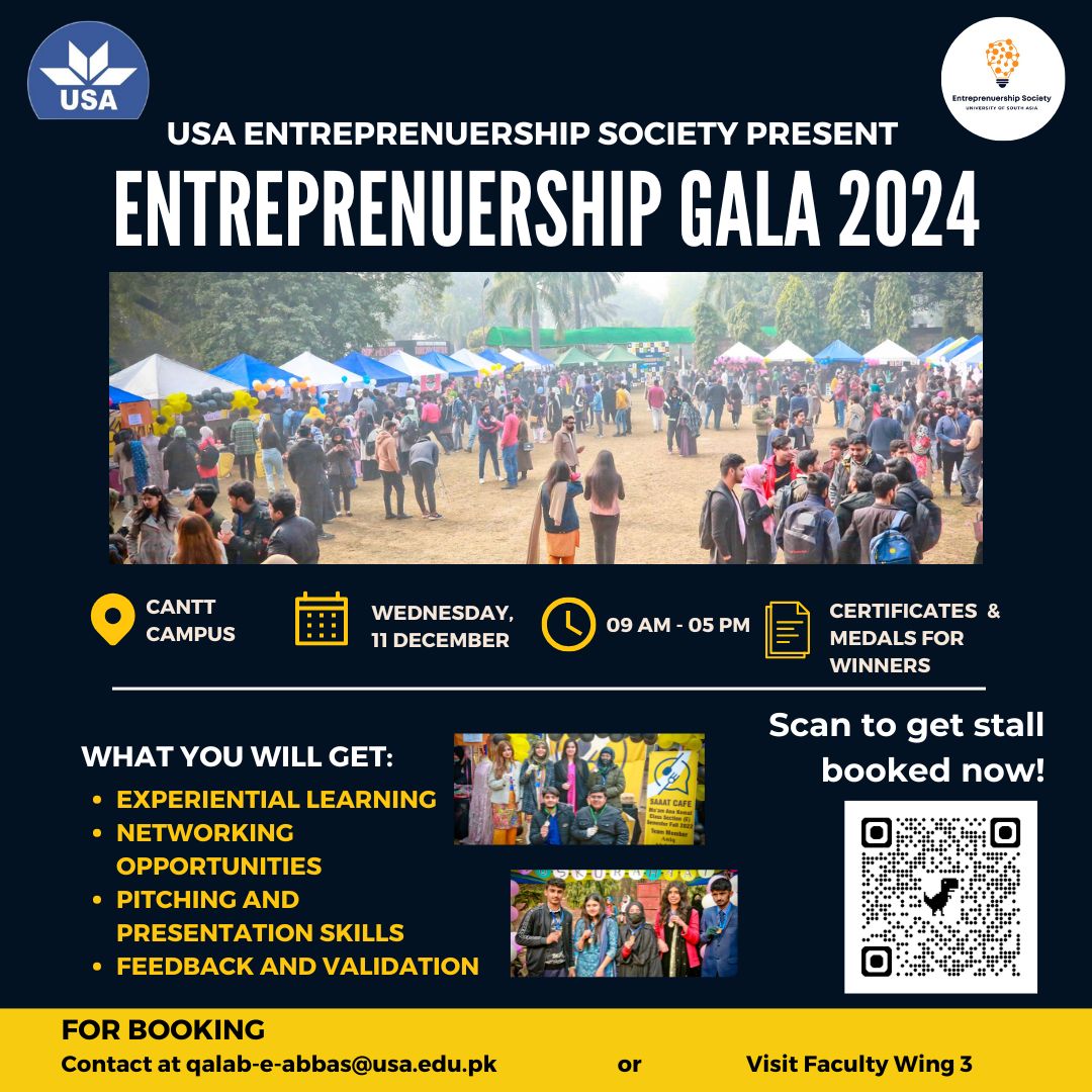 Entrepreneurship Gala 2024 - University of South Asia