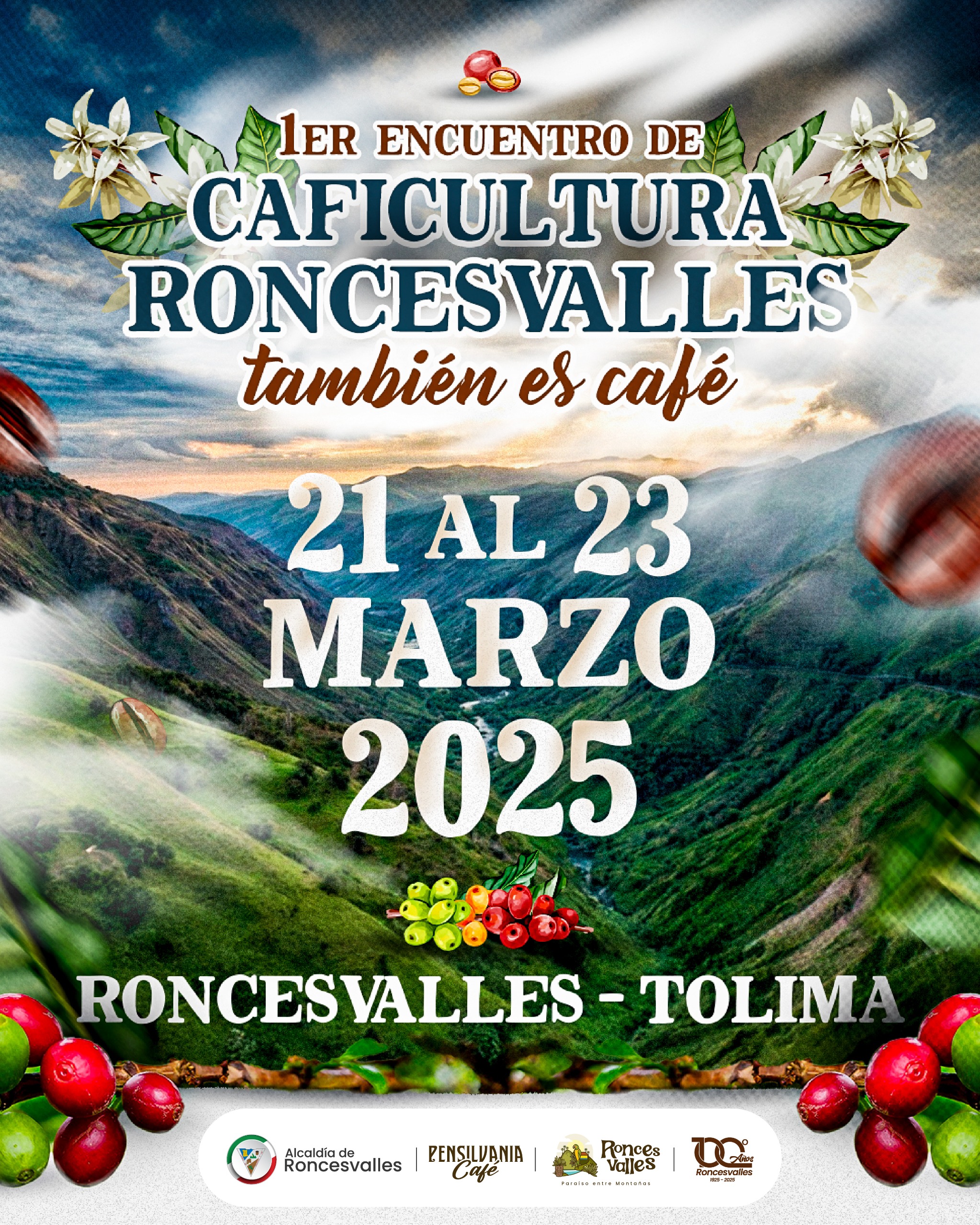 Graphic piece of the event held in March 2025 in the municipality of Roncesvalles, Tolima.