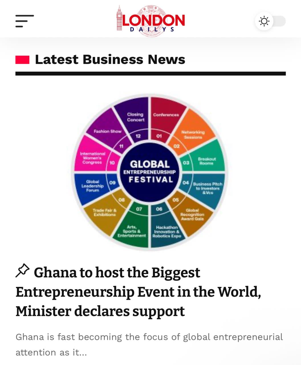 GHANA TO HOST THE WORLD