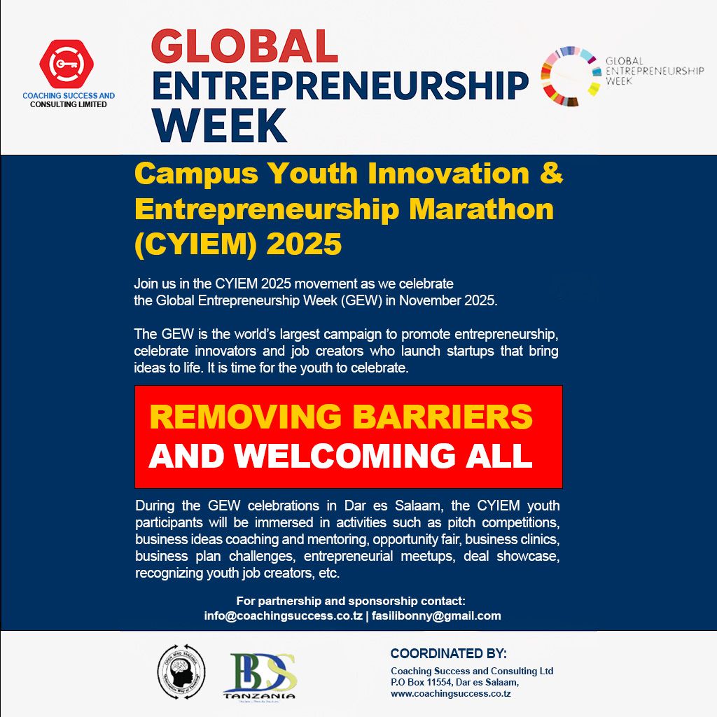 Join us as we celebrate the GEW. CYIEM is for the  Youth to break the barriers