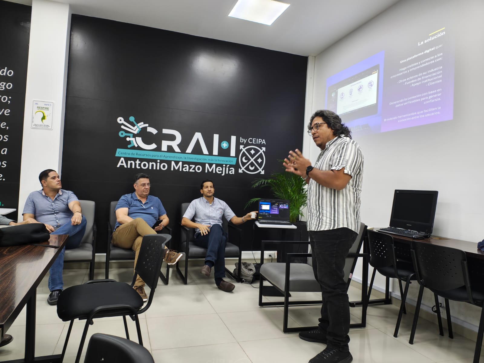 Reunion aniversario de Startup Huddle en Barranquilla